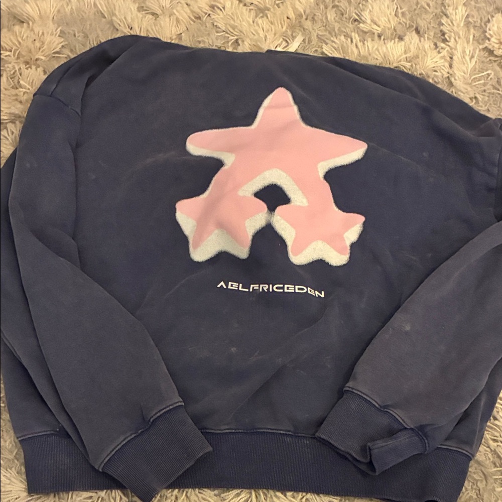 Alfric eden Pink Star Graphic Sweatshirt